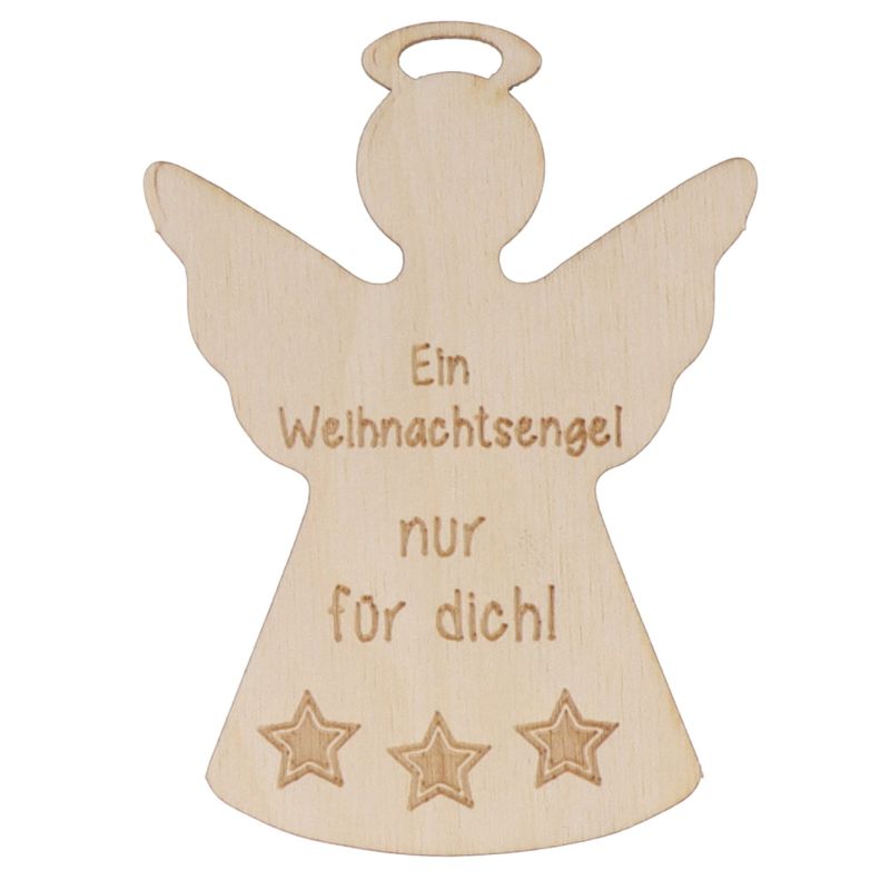 Holzengel "Ein Weihnachtsengel nur für dich!"