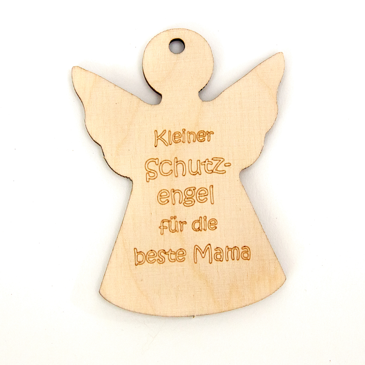 Holzengel "Kleiner Schutzengel für die beste Mama"