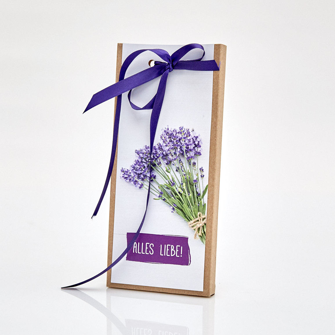 Handgeschöpfte Tafelschokolade "Alles Liebe" Handgeschöpfte Tafelschokolade "Alles Liebe"