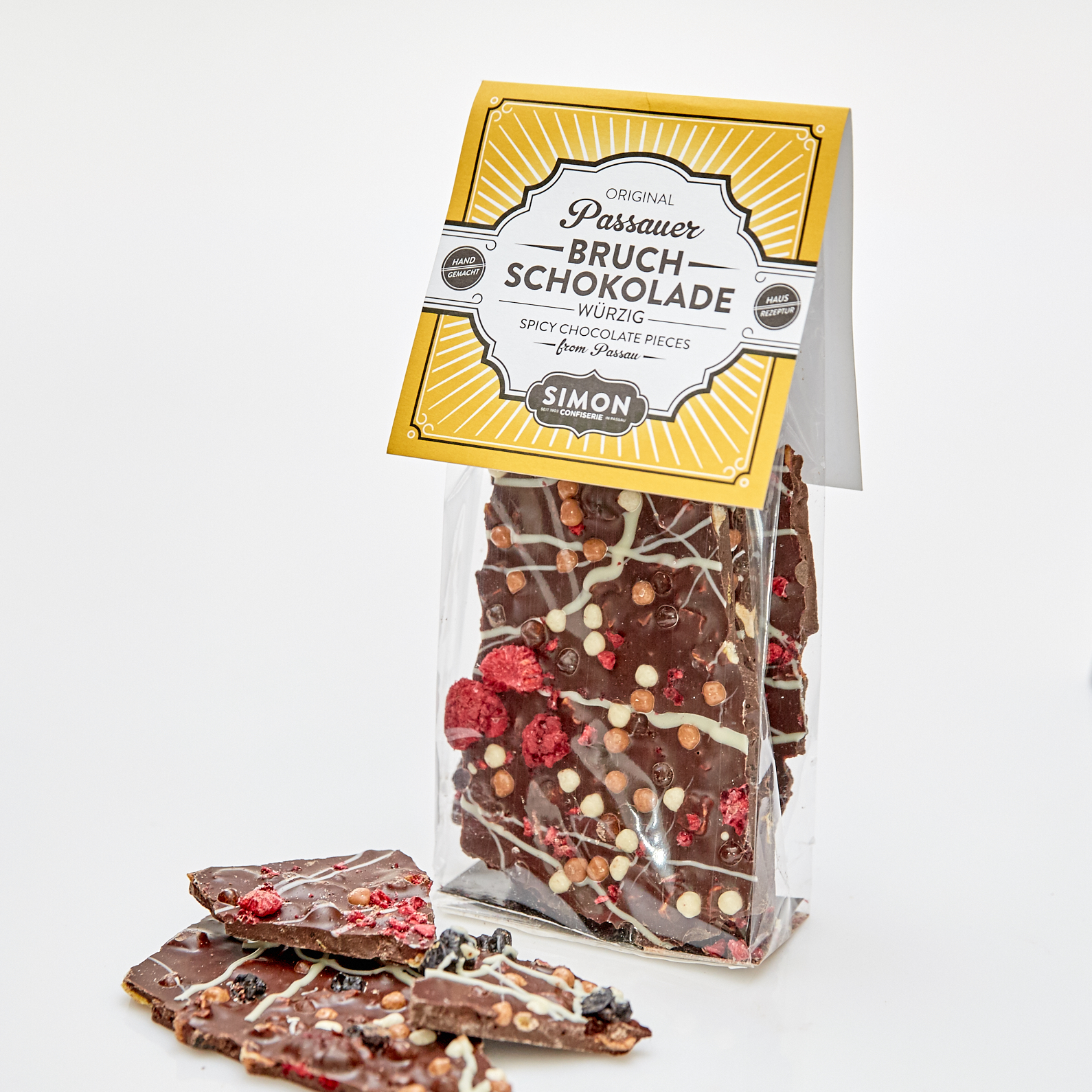 Original Passauer Bruchschokolade würzig 150 g